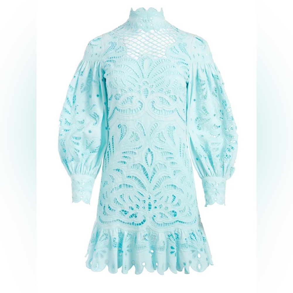 Alice + Olivia Yazmin Eyelet Dress Size 2